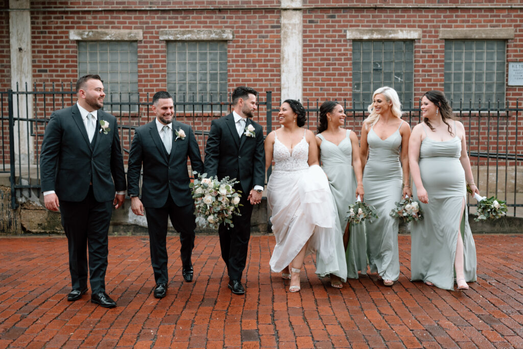 Bridal Party Fort Worth Wedding at The Social Space