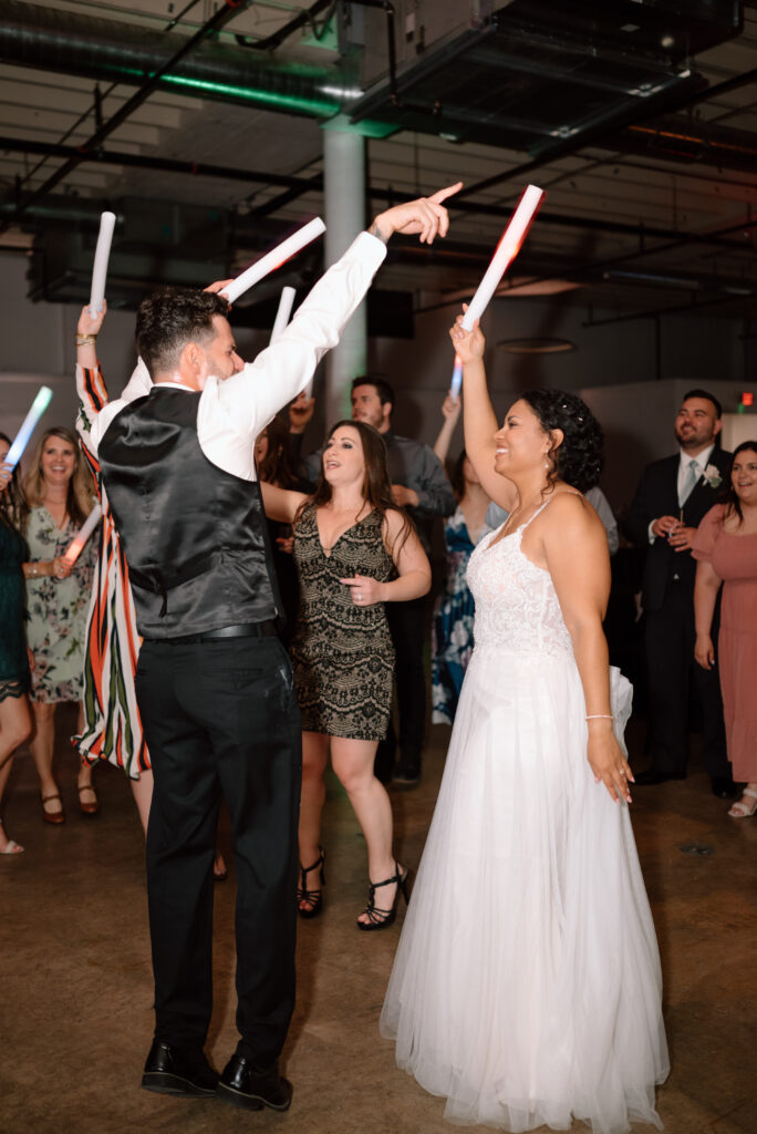 Reception Fort Worth Wedding at The Social Space