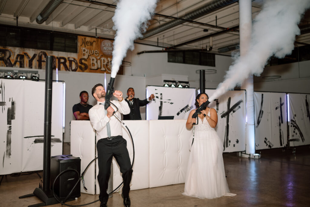 Reception Fort Worth Wedding at The Social Space