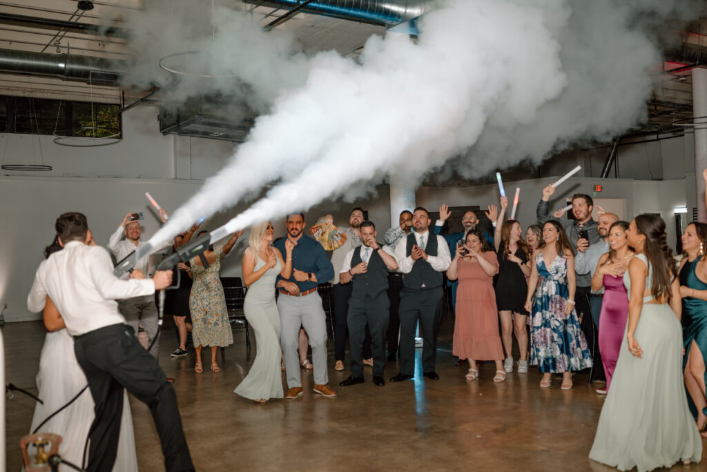 Reception Fort Worth Wedding at The Social Space