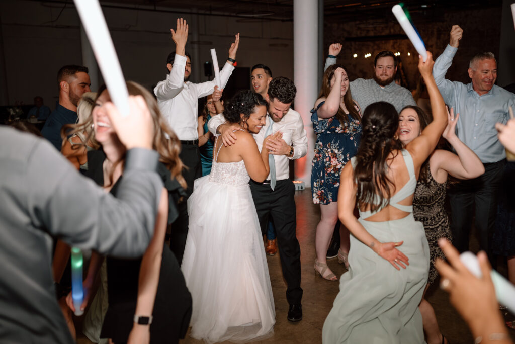 Reception Fort Worth Wedding at The Social Space