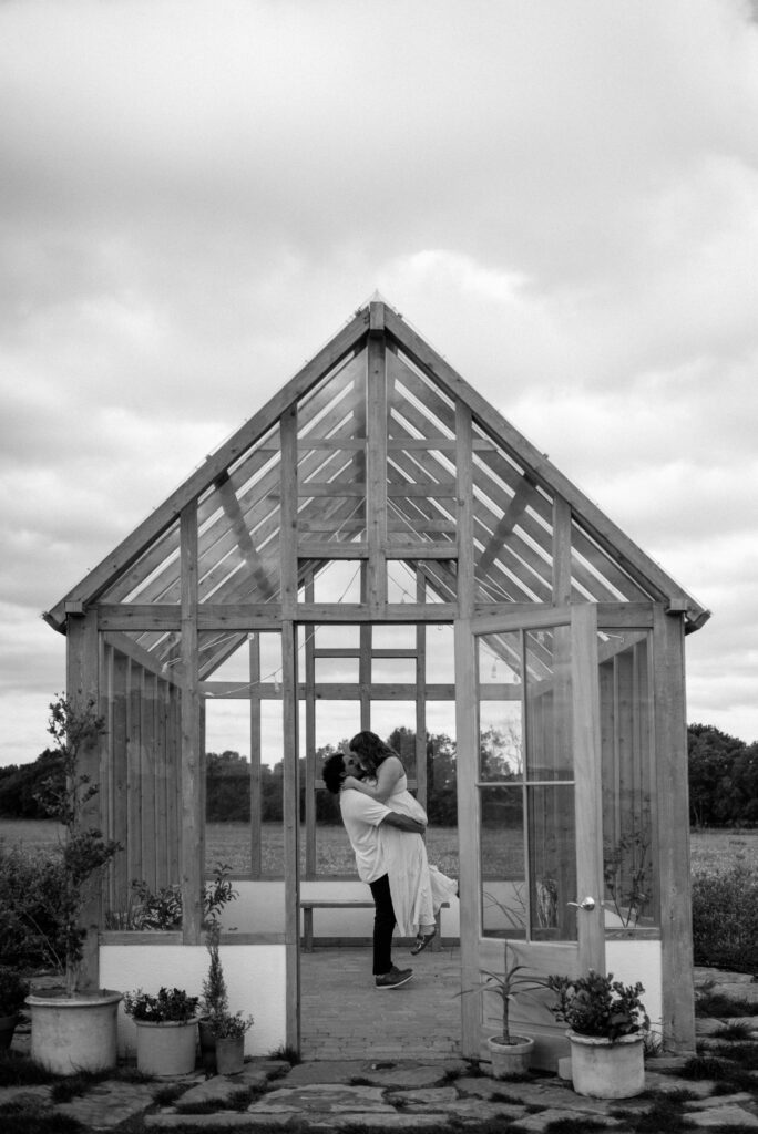 Greenhouse Spring Engagement Session