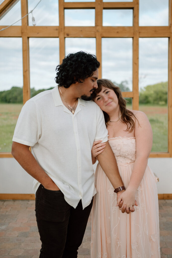 Greenhouse Spring Engagement Session