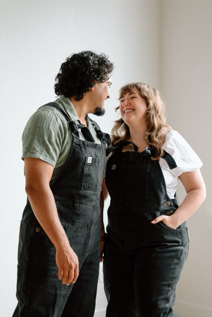 Natural Light Studio Spring Engagement Session