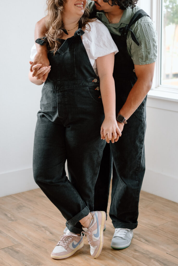 Natural Light Studio Spring Engagement Session