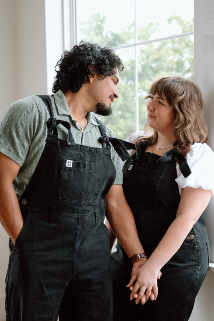 Natural Light Studio Spring Engagement Session